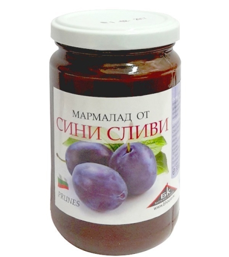 МАРМАЛАД ОТ СИНИ СЛИВИ 100% 300 ГР