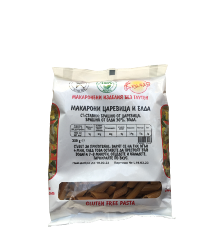 Макарони от царевица и елда 250ГР.