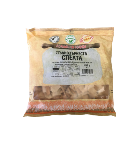 Домашна юфка Спелта - 200гр.