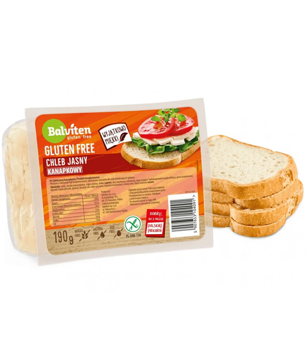 Безглутенов класически бял хляб Balviten 190 г
