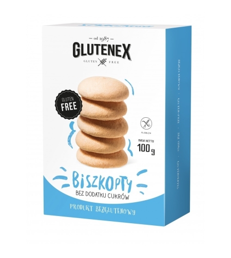 Бишкоти без глутен и без добавена захар GLUTENEX 100g