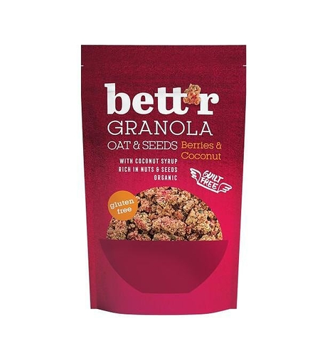 Био Гранола с Плодове и Кокос, 300g, Bettr