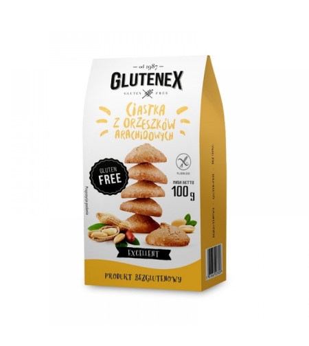 Безглутенови фъстъчени бисквити „Glutenex“ 100 гр.