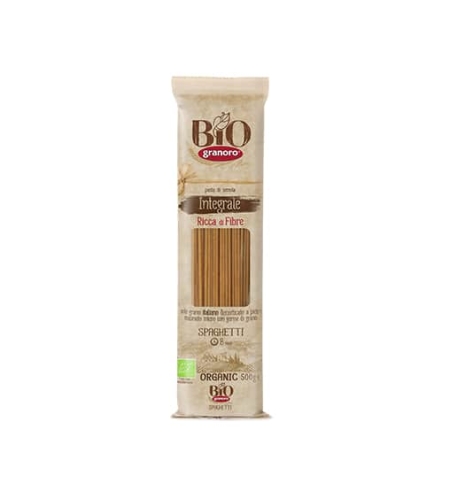 Био Спагети пълнозърнести, GRANORO, 500 гр.