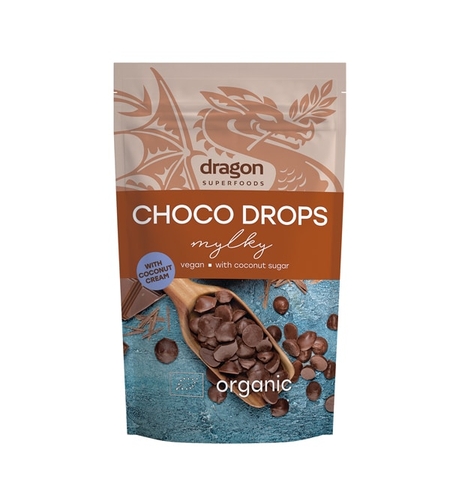 Капки “млечен” шоколад, 200g, Dragon Superfoods