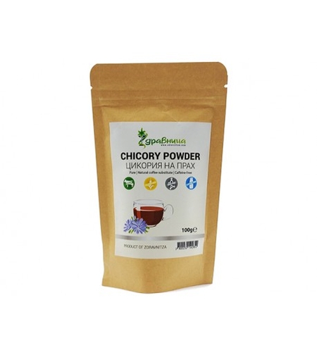Цикория на прах, натурална, заместител на кафето