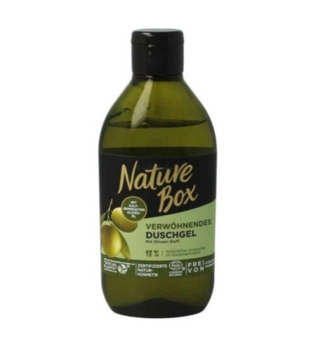Душ гел, Nature Box, аромат на маслина, 250 мл
