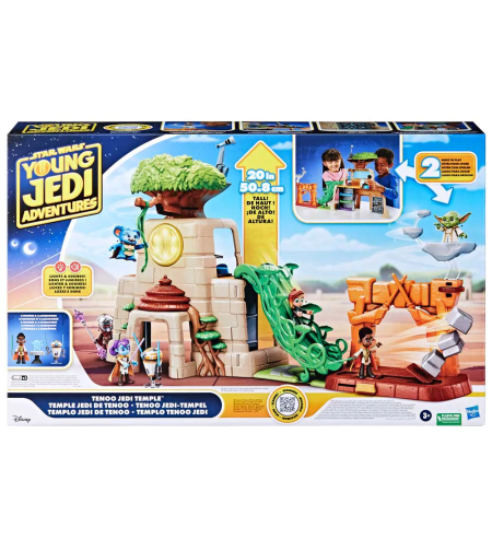 HASBRO STAR WARS Young Jedi Adventures Храмът на джедаите и 2 фигурки