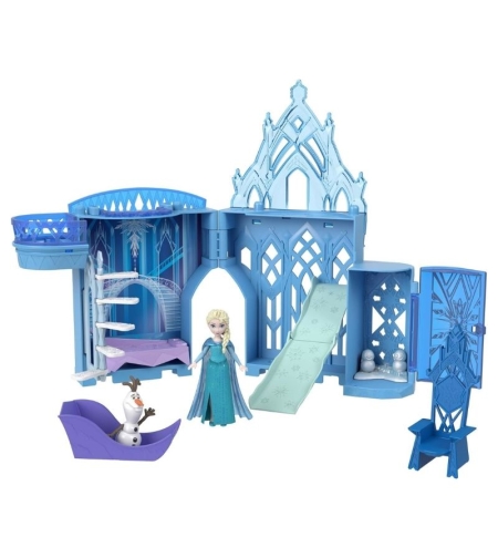 Игрален комплект Mattel Disney Frozen Замъкът на Елза с кукла и аксесоари
