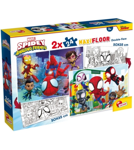Детски пъзел Lisciani MAXI FLOOR Marvel Spidey 2х24ч.