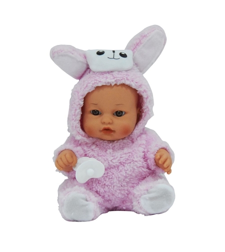 Кукла бебе Raya Toys Зайче, със звуци