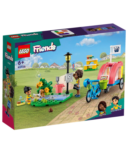 LEGO® Friends Велосипед за спасяване на кучета 41738