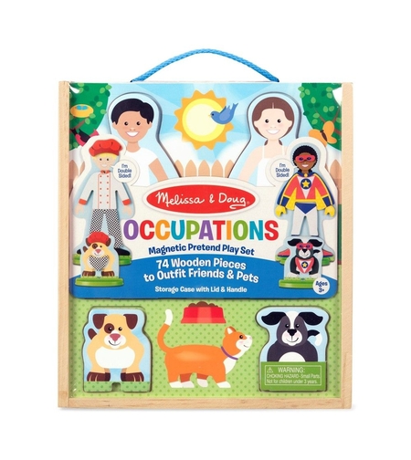 Дървена магнитна игра Професии Melissa and Doug 19309