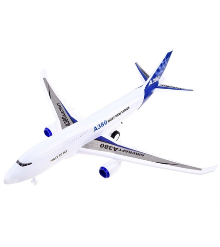 Детски самолет Raya Toys, със светлини и звуци, 68 см.