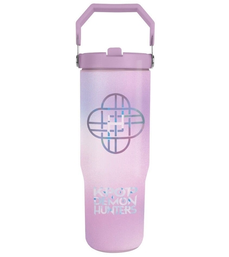 Чаша за път Pyramid Animation - K-Pop Demon Hunters - Huntrix (Pink), 850 ml