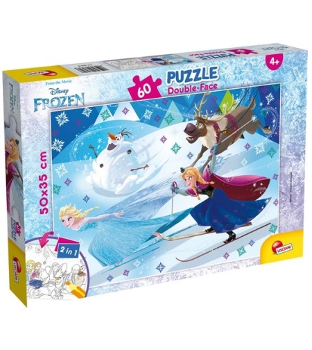 Детски пъзел Lisciani PLUS FROZEN 60ч. 65318, Асортимент