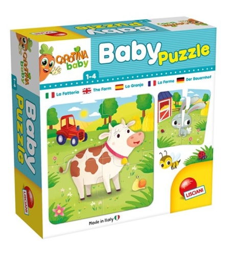 Бебешки пъзел Lisciani Carotina Baby Фермата