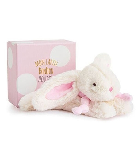 Плюшена играчка Doudou Bonbon Заек, Розов, 20 см.
