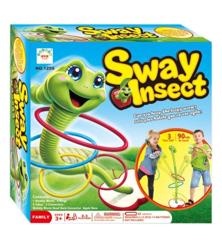 Детска игра Raya Toys Уцели змията, с рингове