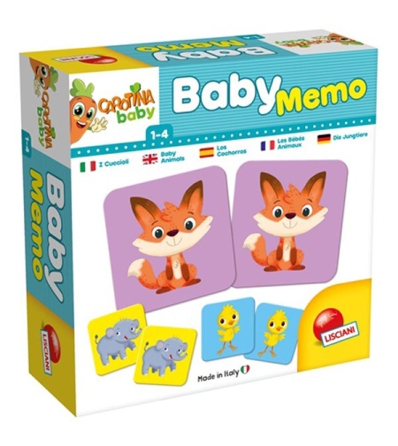 Карти мемо Lisciani Carotina Baby Животни бебета