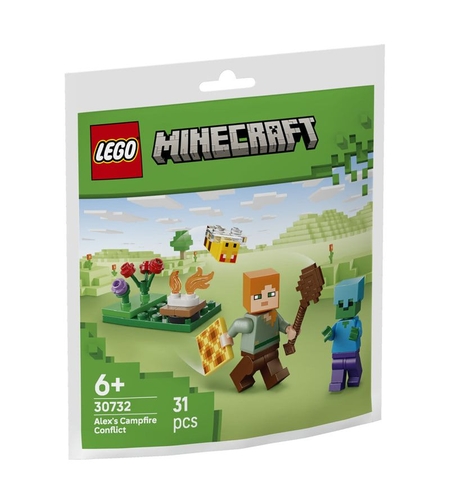 LEGO® Minecraft® Конфликт край лагерния огън с Алекс 30732