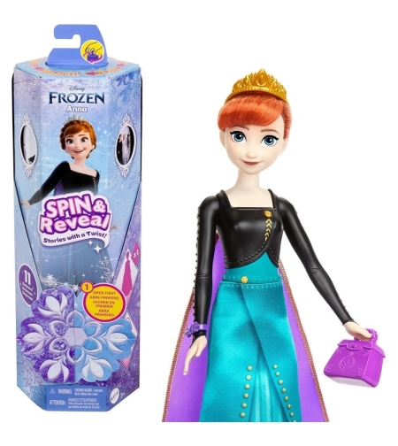 Кукла Mattel Disney Frozen Anna Spin & Reveal