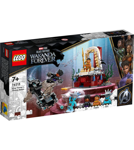 LEGO® Marvel Черната Пантера - Тронната зала на крал Намор 76213