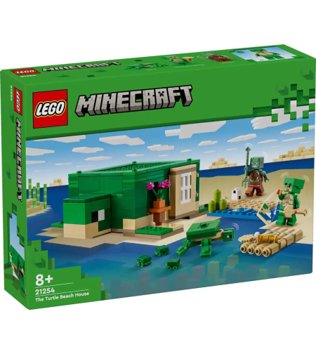 LEGO® Minecraft® Къща на плажа на костенурките 21254