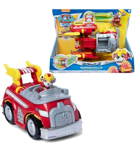 Трансформираща се кола Spin Master PAW PATROL Маршал Powered Up 6053686