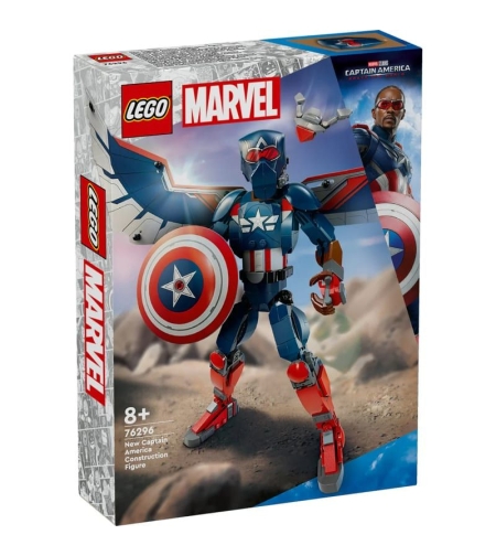LEGO® Marvel Фигура за изграждане: Капитан Америка 76296