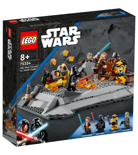 LEGO® Star Wars™ Obi-Wan Kenobi срещу Darth Vader 75334