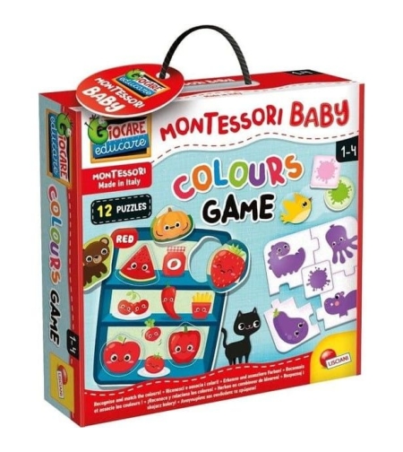 Образователна игра Lisciani Montessori Baby Colour Game