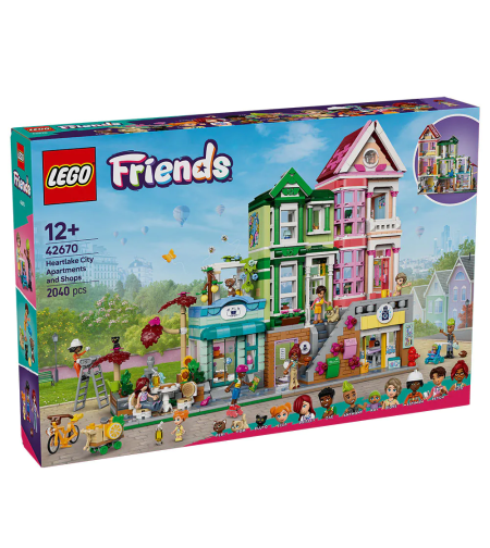 LEGO® Friends Апартаменти и магазини в Хартлейк Сити 42670