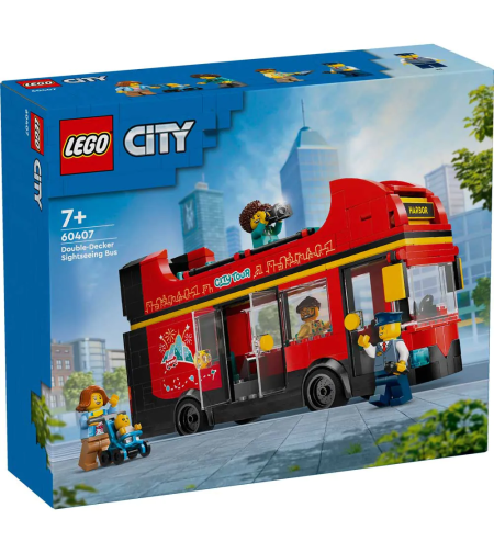 LEGO® City Червен двуетажен автобус 60407