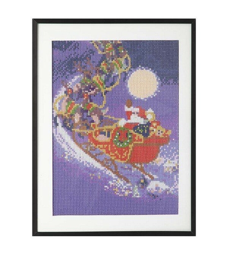 Grafix Диамантен гоблен - Коледна шейна