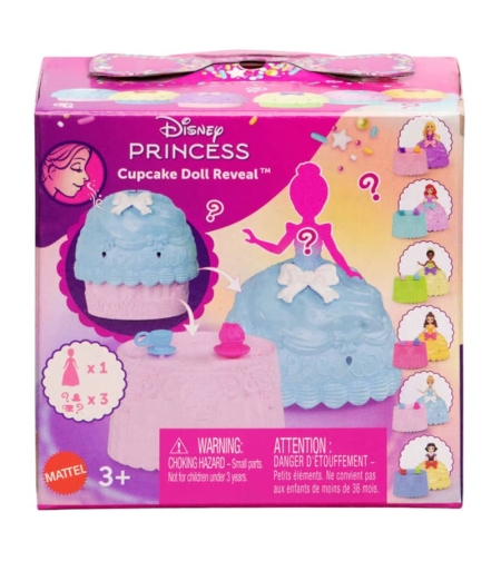 Кукла изненада Mattel Disney Princes Cupcake Reveal