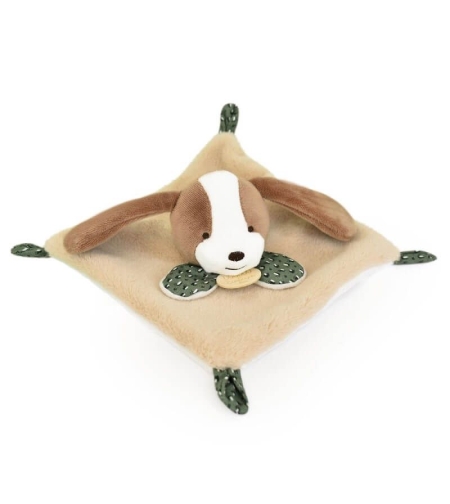 Плюшена играчка за гушкане Doudou Les Rikikis куче 19 см, DC4156