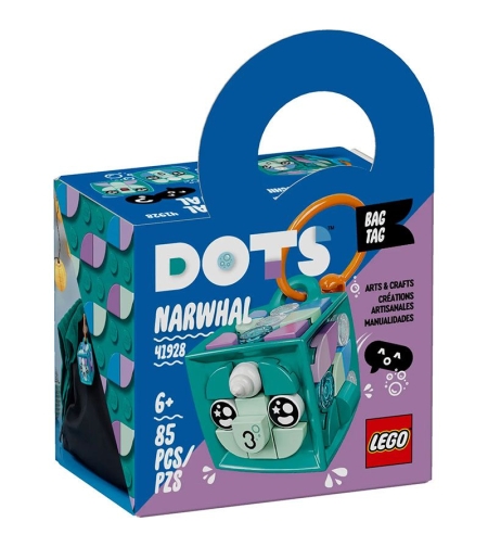 LEGO® DOTS Ключодържател Narwhal 41928