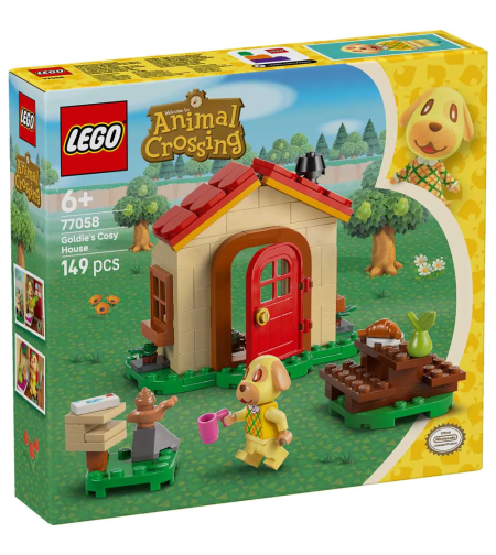 LEGO® Animal Crossing™ Уютната къща на Goldie 77058