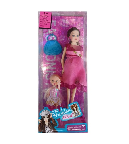 Комплект бременна кукла с момиченце Raya Toys Fashion Girl