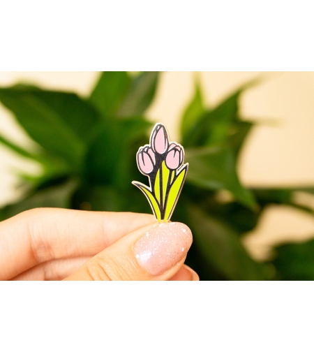 Значка - Пин - Creative Goodie - Pink tulip