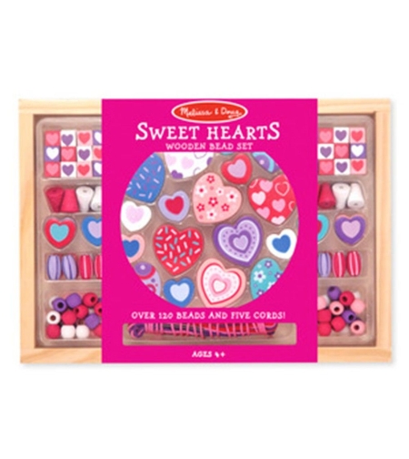 Дървени бижута сърчица Melissa and Doug 14175