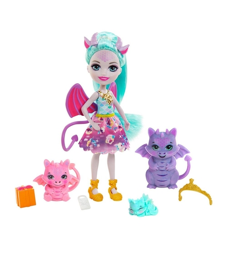 Кукла Mattel Enchantimals Royals Family Dragon 3402354