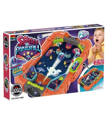 Детска игра Пинбал 2 в 1 Raya Toys Space Pinball