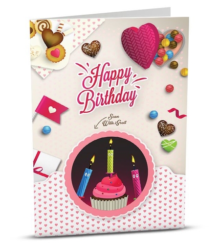 Поздравителна картичка iGreet - Празнични бонбони