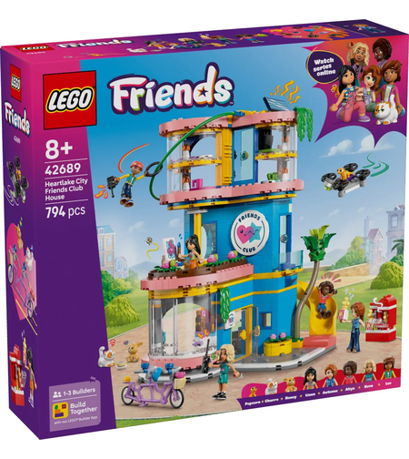 LEGO® Friends Къща на клуба на приятелите в Хартлейк Сити 42689