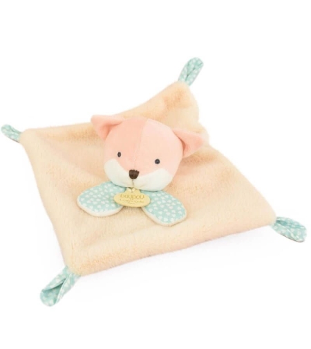 Плюшена играчка за гушкане Doudou Les Rikikis лисица 19 см, DC4156