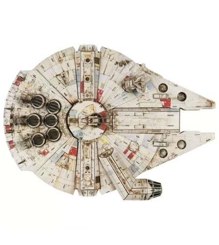 3D Пъзел Spin Master Star Wars Millennium Falcon, 223 ч.