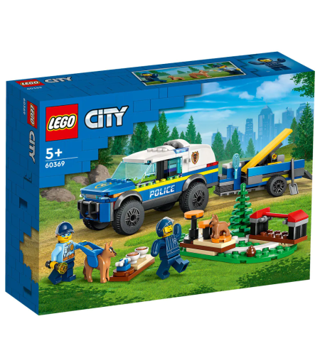 LEGO® City Мобилна школа за полицейски кучета 60369
