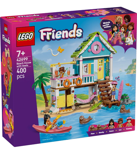 LEGO® Friends Плажна къща с тюлени 42699